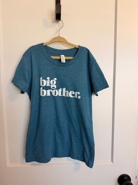 Bella Canvas Teal Big Brother Graphic Tee
